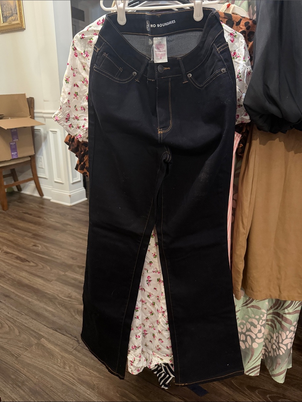 No Boundaries Black Wide Leg Jeans